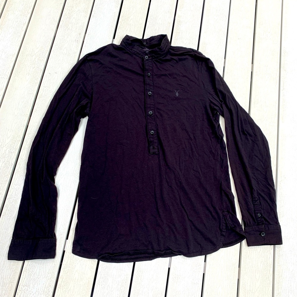Men’s all Saints casual polo style shirt